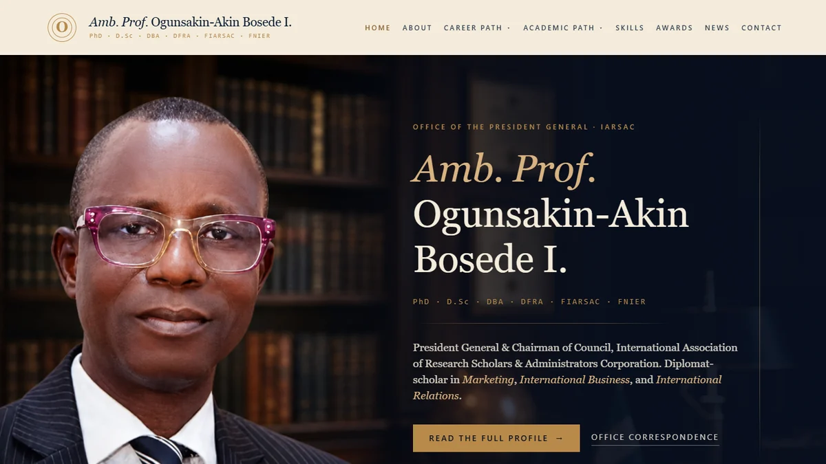 Prof. Akin Ogunsakin