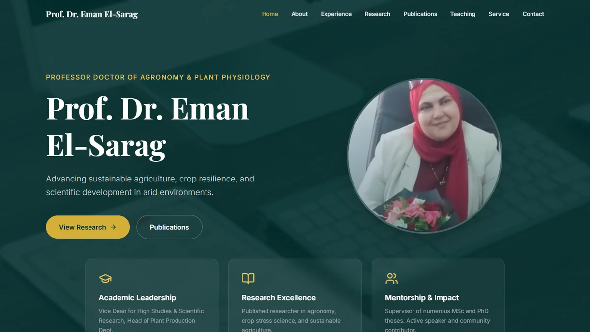 Prof. Eman El-Sarag